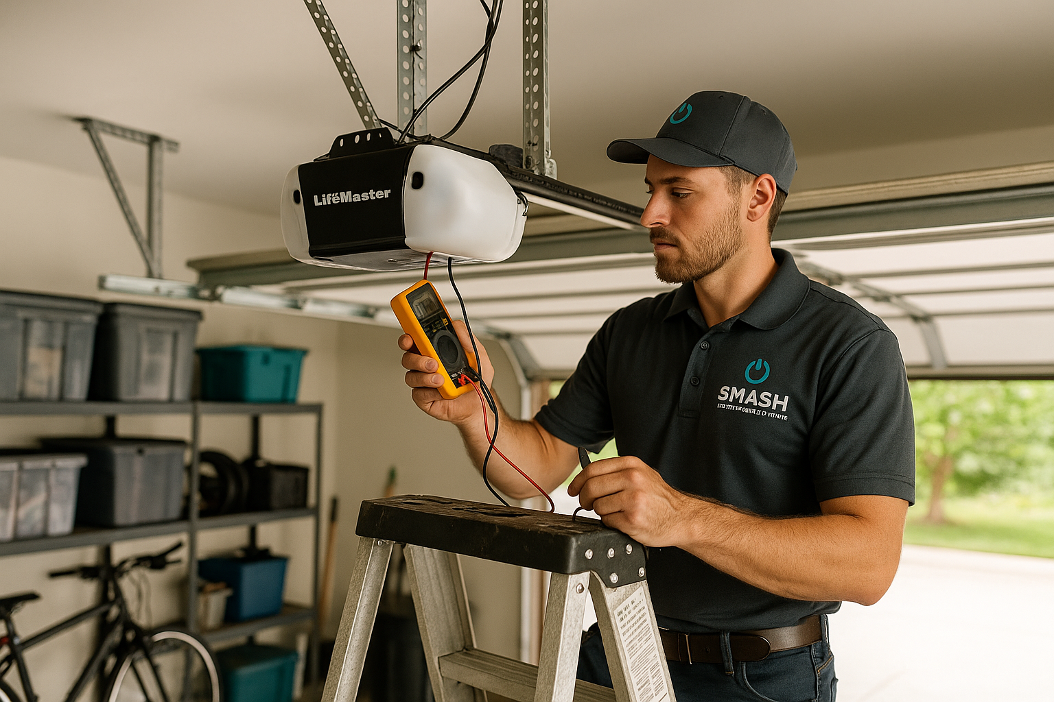 Garage Door Opener Repair in Johnston