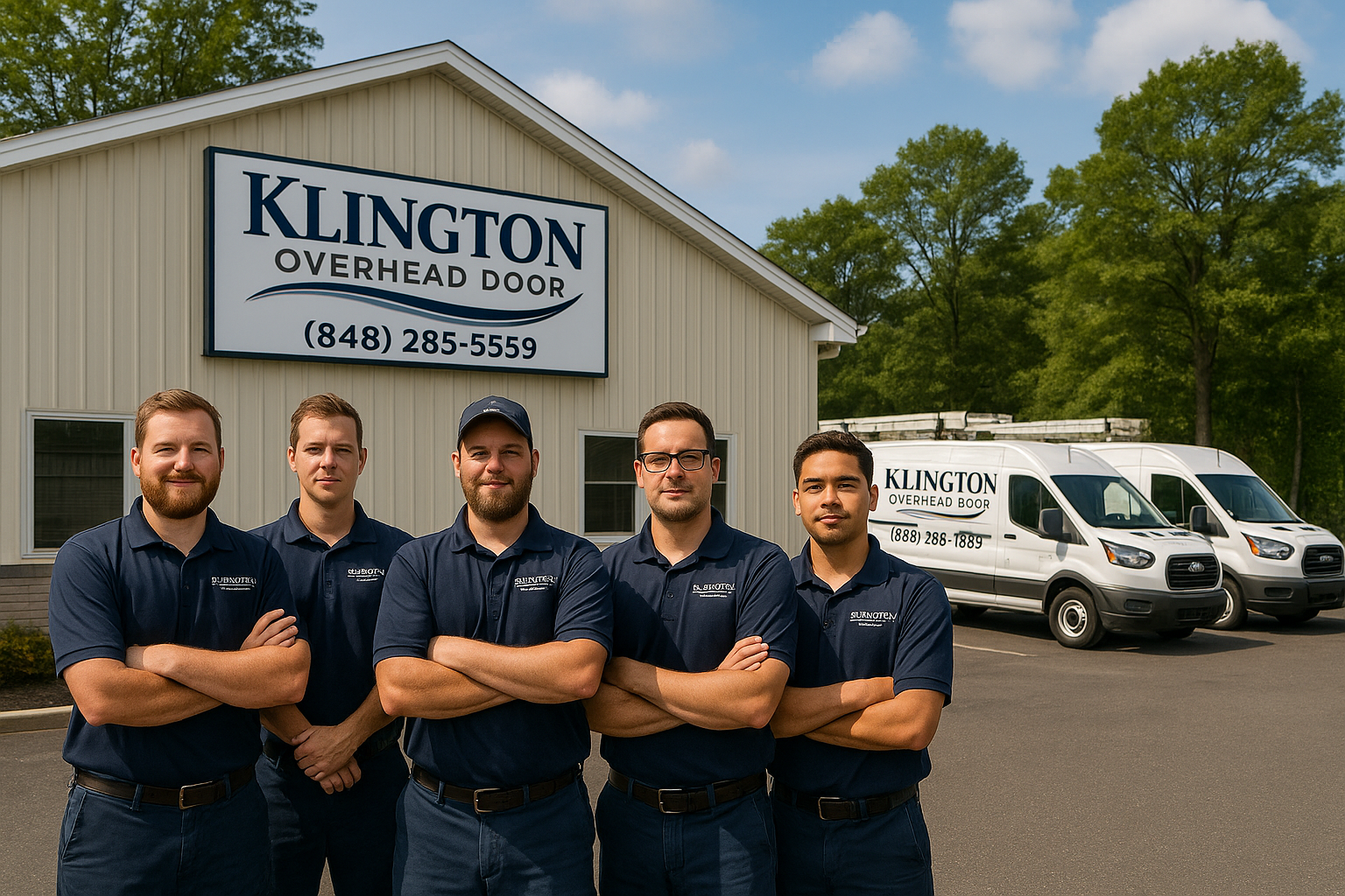 Professional garage door service in Johnston